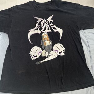 Spencers Four Eyes Nun Black Crewneck T-Shirt Sz XL